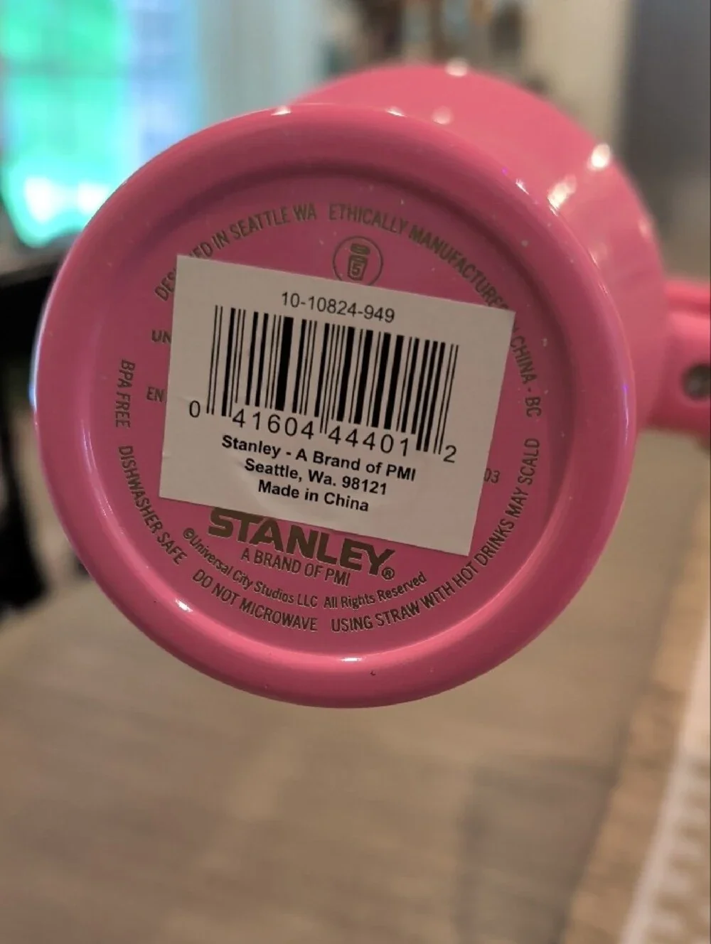 Stanley Pink Wicked Glinda Travel Tumbler with Handle and Straw - Picture 4 of 6